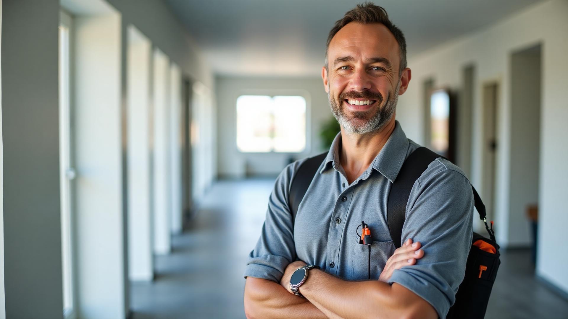 Expert en diagnostic immobilier avec équipement professionnel